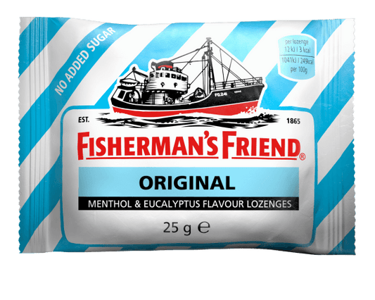 Fisherman's Friend Lozenges Regular (1) — cough and cold relief at The Boardwalk Pharmacy, Kitchener-Waterloo