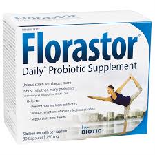 Florastor Digestive Probiotic (50) — stomach aid at The Boardwalk Pharmacy, Kitchener-Waterloo