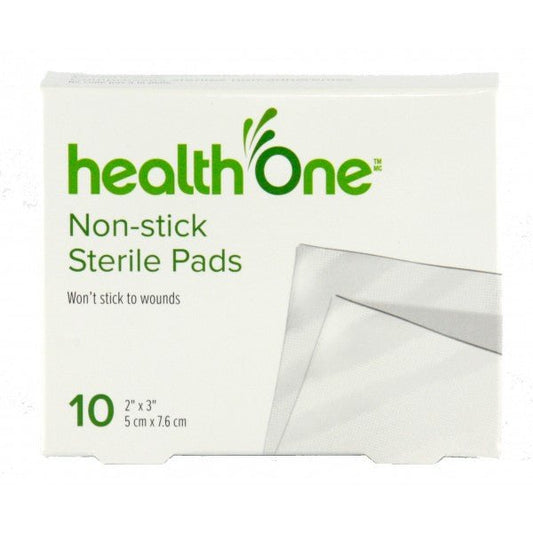 H One Gauze Pads Non-ADH 3"X4" 10'S — health one at The Boardwalk Pharmacy, Kitchener-Waterloo