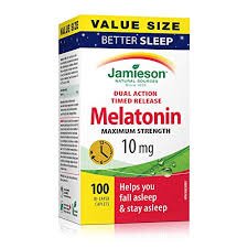Jamieson Melatonin 10MG 100's — vitamin supplement at The Boardwalk Pharmacy, Kitchener-Waterloo