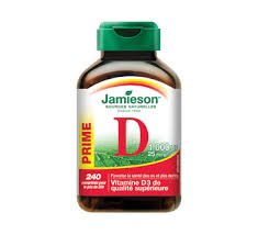 Jamieson Vitamin D3 1000IU 200+40's — vitamin supplement at The Boardwalk Pharmacy, Kitchener-Waterloo