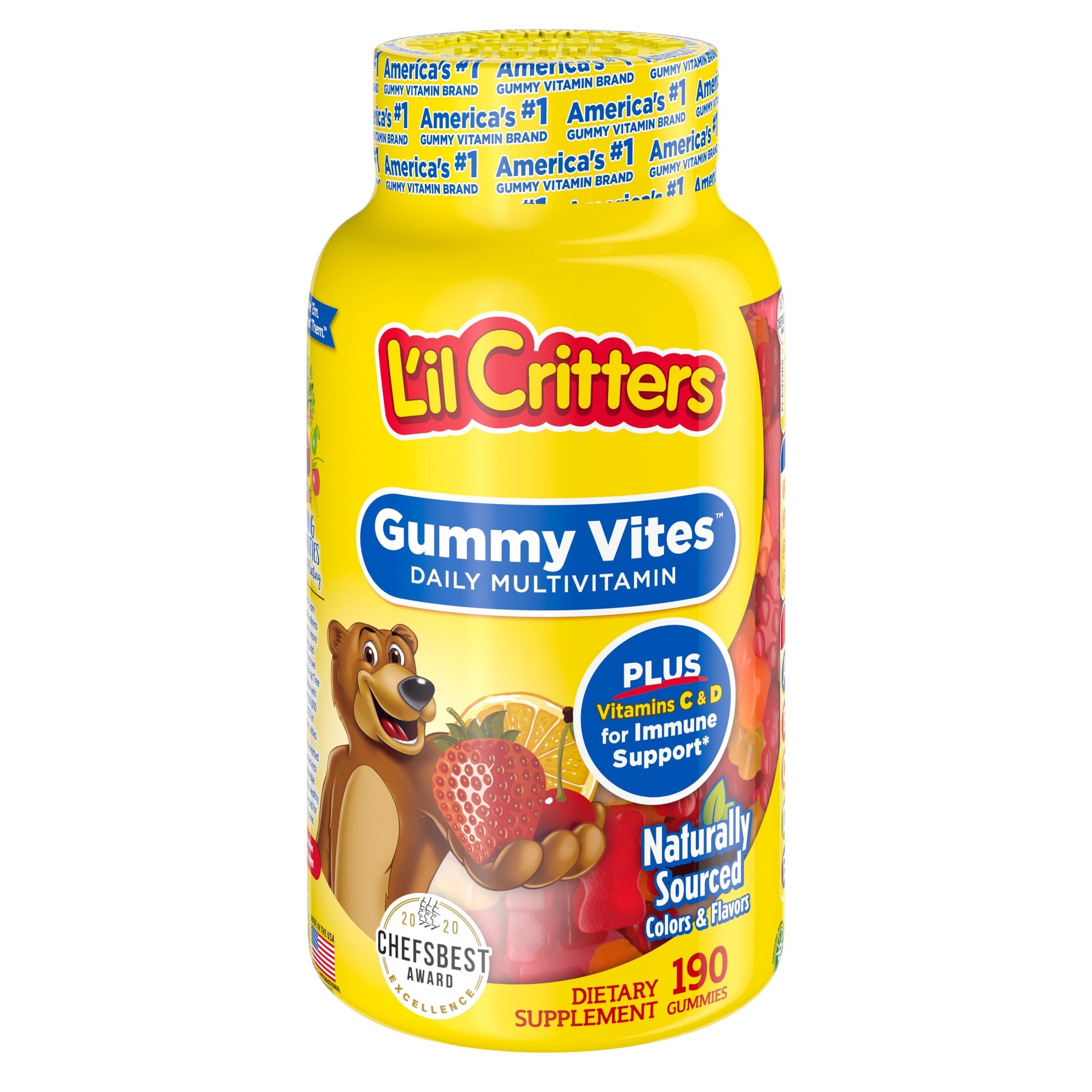 L'il Critters Gummy Vites 190's — vitamin supplement at The Boardwalk Pharmacy, Kitchener-Waterloo