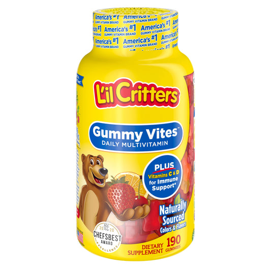 L'il Critters Gummy Vites 190's — vitamin supplement at The Boardwalk Pharmacy, Kitchener-Waterloo