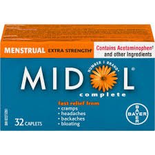 Midol Menstral Complete 32's — pain relief at The Boardwalk Pharmacy, Kitchener-Waterloo
