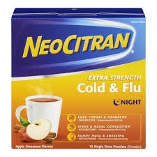 NeoCitran Colds&Flu X-Strength 10's — cough and cold relief at The Boardwalk Pharmacy, Kitchener-Waterloo