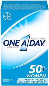 One A Day Women's 50+ 90's — vitamin supplement at The Boardwalk Pharmacy, Kitchener-Waterloo