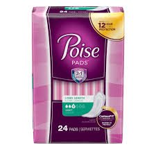 Poise Pads Regular 24's — incontinence at The Boardwalk Pharmacy, Kitchener-Waterloo
