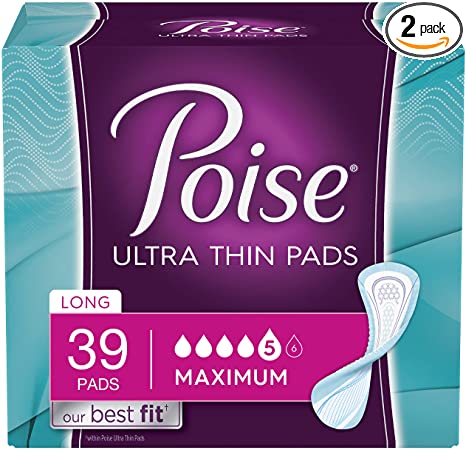 Poise Pads Ultimate Extended Night 39's — incontinence at The Boardwalk Pharmacy, Kitchener-Waterloo