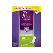 Poise Panty Liner Very Light 126's — incontinence at The Boardwalk Pharmacy, Kitchener-Waterloo