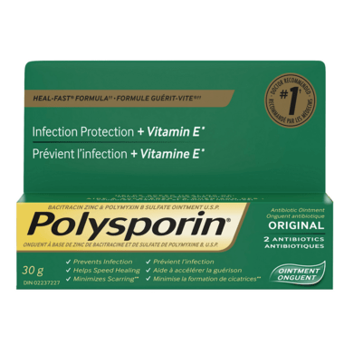 Polysporin Complete Ointment 30G — first aid at The Boardwalk Pharmacy, Kitchener-Waterloo