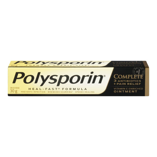 Polysporin Ointment 30G — first aid at The Boardwalk Pharmacy, Kitchener-Waterloo