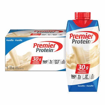 Premier Protein Shake Vanilla 4X325ML — meal replacement at The Boardwalk Pharmacy, Kitchener-Waterloo