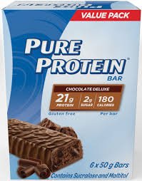 Pure Protein Chocolate Deluxe Value Pack 6/50G — meal replacement at The Boardwalk Pharmacy, Kitchener-Waterloo