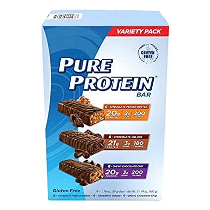Pure Protein Chocolate Peanut Caramel Value Pack 6/50G — meal replacement at The Boardwalk Pharmacy, Kitchener-Waterloo