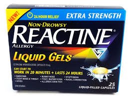 Reactine Liquid Gels X-Strong — allergy relief at The Boardwalk Pharmacy, Kitchener-Waterloo