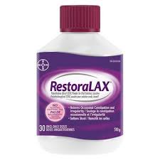 RestoraLAX 30 Dose 510G — stomach aid at The Boardwalk Pharmacy, Kitchener-Waterloo