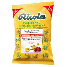 Ricola Family Mountain Herb 45's — cough and cold relief at The Boardwalk Pharmacy, Kitchener-Waterloo