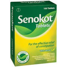 Senokot Tabs 100's — stomach aid at The Boardwalk Pharmacy, Kitchener-Waterloo