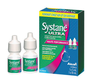 Systane Ultra Home& Away Pack 5+10ML — eye care at The Boardwalk Pharmacy, Kitchener-Waterloo