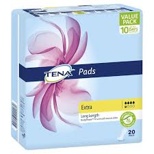 Tena Pads Extra 20's — incontinence at The Boardwalk Pharmacy, Kitchener-Waterloo