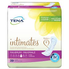 Tena Pads Heavy Long 39's — incontinence at The Boardwalk Pharmacy, Kitchener-Waterloo