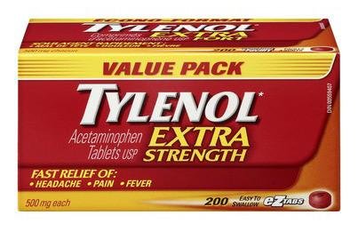 Tylenol Tabs X-Strong 200's — pain relief at The Boardwalk Pharmacy, Kitchener-Waterloo