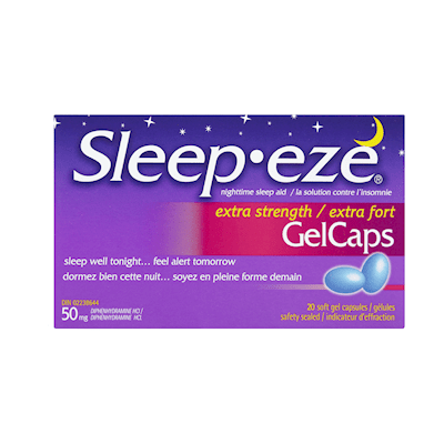 Unisom Sleep Aid Tabs X-Strength 50MG 20's — pain relief at The Boardwalk Pharmacy, Kitchener-Waterloo