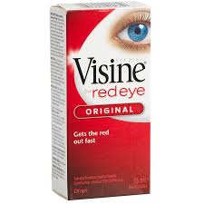 Visine Eye Drops Original 15ML — eye care at The Boardwalk Pharmacy, Kitchener-Waterloo