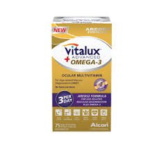 Vitalux Advanced+Omega-3 75's — vitamin supplement at The Boardwalk Pharmacy, Kitchener-Waterloo